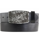 Ledergürtel Rindleder 4 cm rechteckiger Koppelschnalle Ledergürtel Rindleder 4 cm rechteckiger Koppelschnalle