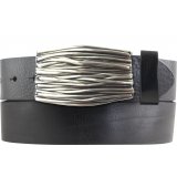 Ledergürtel Rindleder 4 cm rechteckiger Koppelschnalle Ledergürtel Rindleder 4 cm rechteckiger Koppelschnalle