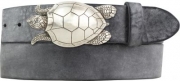 Ledergürtel Rindleder 4 cm Schildkröte Gürtelschnalle Ledergürtel Rindleder 4 cm Schildkröte Gürtelschnalle