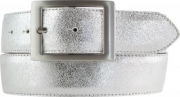 Ledergürtel Herren Echtleder 4 cm Jeans Metallic Ledergürtel Herren Echtleder 4 cm Jeans Metallic
