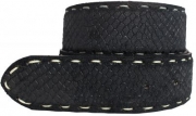 Lederg�rtel ohne Schnalle Echtleder 4 cm Pythonpr�gung