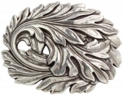 Gürtelschnalle Blatt Metall für 4 cm Gürtel rund Buckle Gürtelschnalle Blatt Metall für 4 cm Gürtel rund Buckle