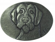 Gürtelschnalle Deutsch Drahthaar für 4 cm Gürtel Jagd Gürtelschnalle Deutsch Drahthaar für 4 cm Gürtel Jagd