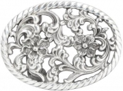 Gürtelschnalle Blumen für 4 cm Gürtel rund Buckle Gürtelschnalle Blumen für 4 cm Gürtel rund Buckle