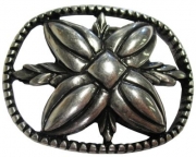 Gürtelschnalle Blumen für 4 cm Gürtel rund Buckle Gürtelschnalle Blumen für 4 cm Gürtel rund Buckle