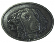 Gürtelschnalle Kleiner Münsterländer 4 cm Jagd Gürtelschnalle Kleiner Münsterländer 4 cm Jagd