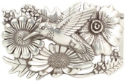 Gürtelschnalle Kolibri für 4 cm Gürtel Tiermotiv Buckle Gürtelschnalle Kolibri für 4 cm Gürtel Tiermotiv Buckle