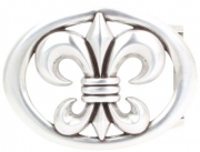 Gürtelschnalle Lilie für 4cm Gürtel Fleur-de-Lis Buckle Gürtelschnalle Lilie für 4cm Gürtel Fleur-de-Lis Buckle