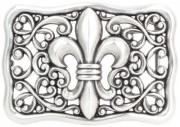 Gürtelschnalle Lilie für 4cm Gürtel Fleur-de-Lis Buckle Gürtelschnalle Lilie für 4cm Gürtel Fleur-de-Lis Buckle