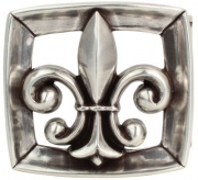 Gürtelschnalle Lilie für 4cm Gürtel Fleur-de-Lis Buckle Gürtelschnalle Lilie für 4cm Gürtel Fleur-de-Lis Buckle