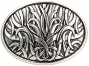 Gürtelschnalle Blatt Metall für 4 cm Gürtel rund Buckle Gürtelschnalle Blatt Metall für 4 cm Gürtel rund Buckle