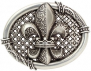 Gürtelschnalle Lilie für 4cm Gürtel Fleur-de-Lis Buckle Gürtelschnalle Lilie für 4cm Gürtel Fleur-de-Lis Buckle