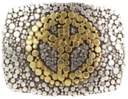 Gürtelschnalle Peace für 4 cm Gürtel Hippie Buckle Gürtelschnalle Peace für 4 cm Gürtel Hippie Buckle