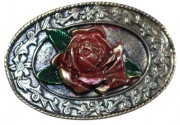 Gürtelschnalle Rose Metall für 3 cm Gürtel Sale Gürtelschnalle Rose Metall für 3 cm Gürtel Sale