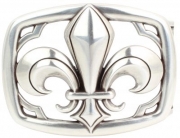 Gürtelschnalle Lilie für 4cm Gürtel Fleur-de-Lis Buckle Gürtelschnalle Lilie für 4cm Gürtel Fleur-de-Lis Buckle