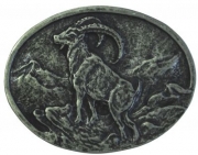 Gürtelschnalle Steinbock für 4 cm Gürtel Jagd Buckle Gürtelschnalle Steinbock für 4 cm Gürtel Jagd Buckle