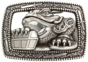 Gürtelschnalle Frosch für 4 cm Gürtel Tiermotiv Buckle Gürtelschnalle Frosch für 4 cm Gürtel Tiermotiv Buckle