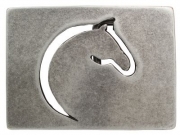 G�rtelschnalle Pferdekopf 3,0 cm