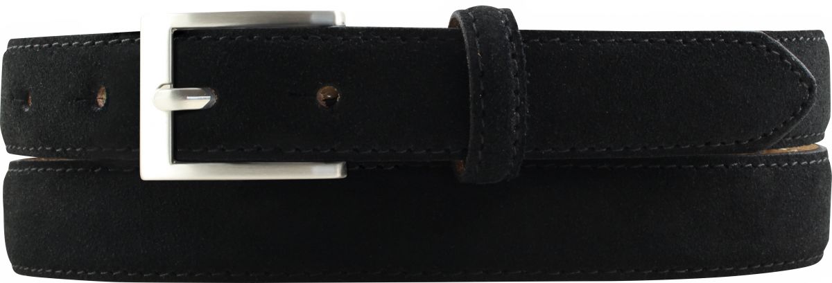 G�rtel aus Veloursleder 2,5 cm