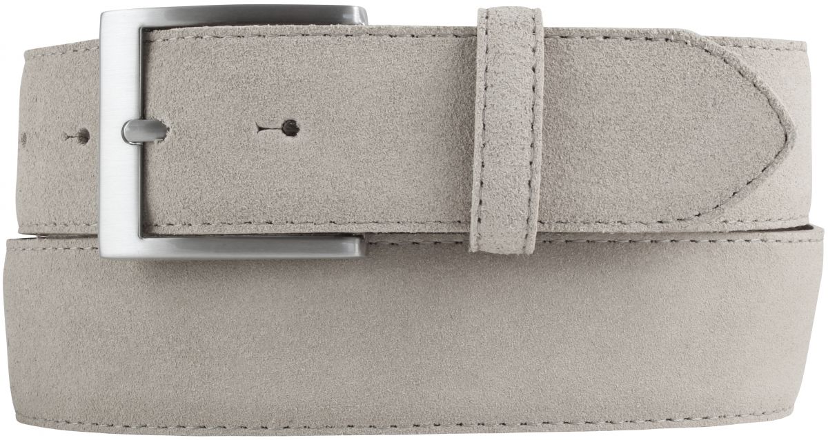 G�rtel aus Veloursleder 4,0 cm