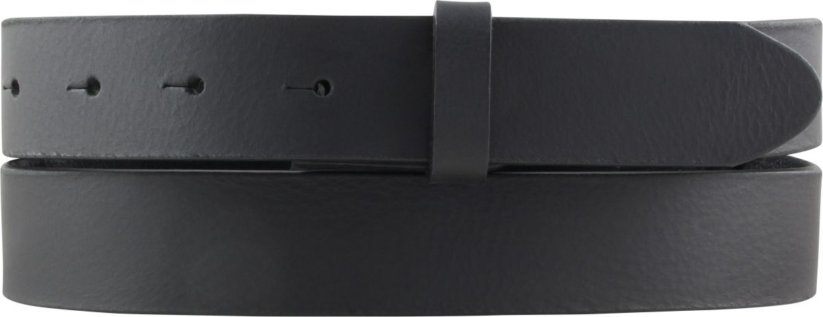 G�rtel aus Vollb�ffelleder ohne Schlie�e 3,0 cm