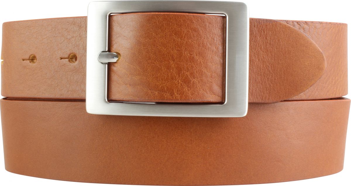 G�rtel aus Vollrindleder 4,0 cm mit Doppel-Schlie�e