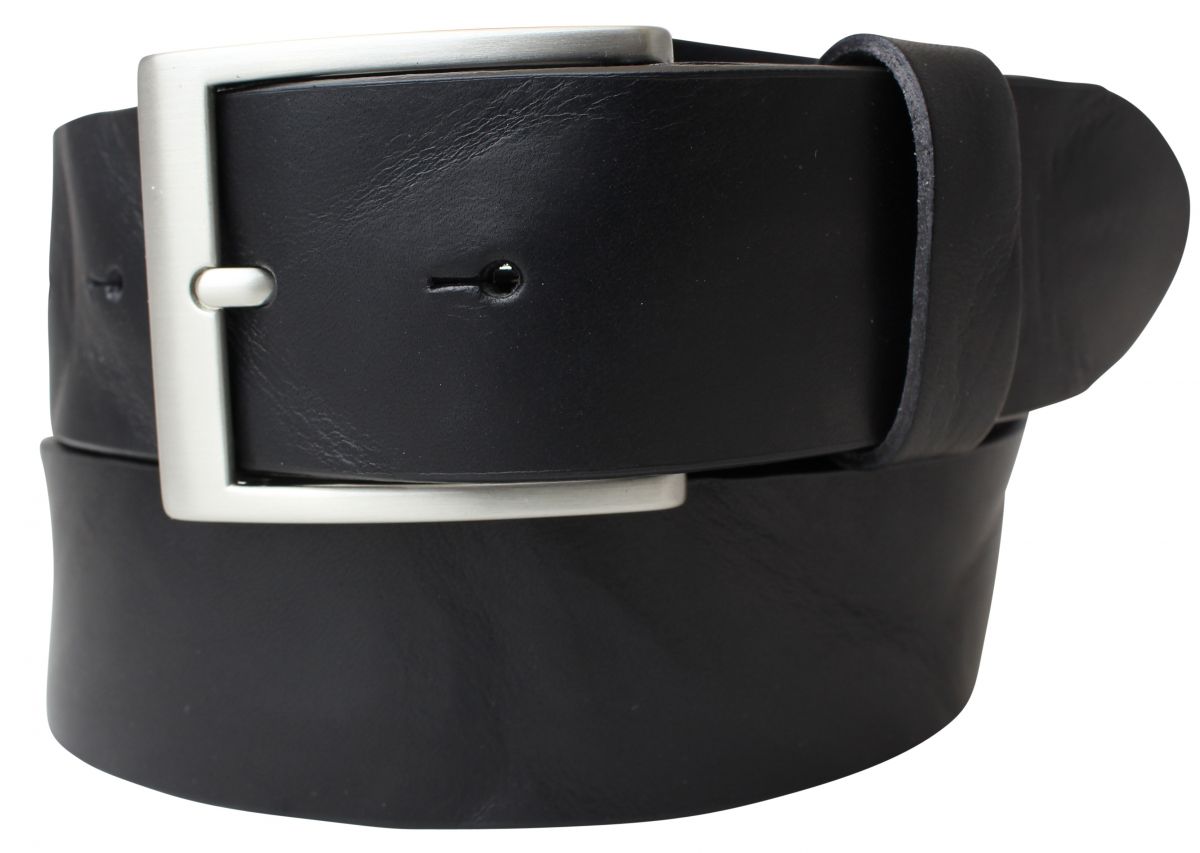 G�rtel aus Vollrindleder im Used-Look 4,0 cm