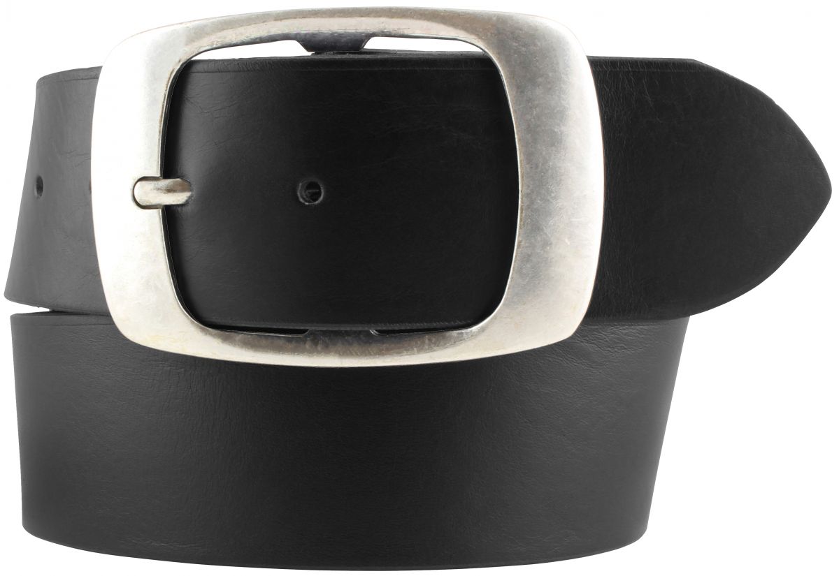 G�rtel aus Vollrindleder mit Doppel-Schnalle 5,0 cm