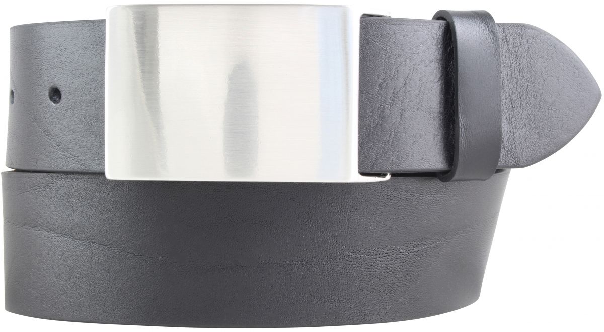G�rtel aus Vollrindleder mit Koppelschlie�e 4,5 cm
