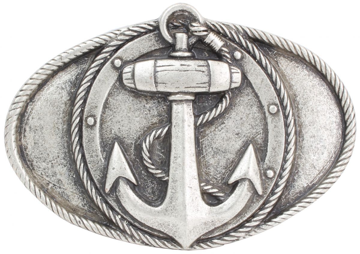 G�rtelschnalle Anker mit Tau 4,0 cm