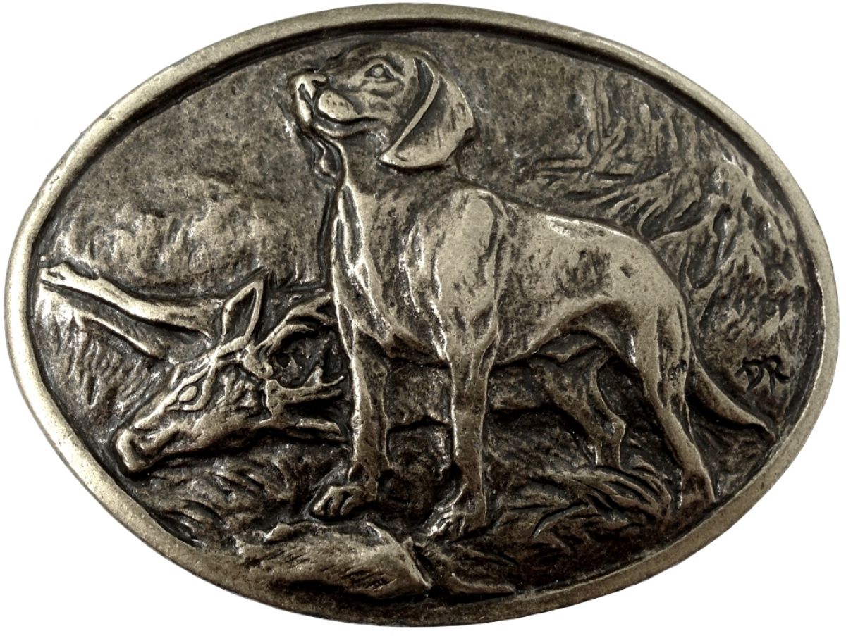 G�rtelschnalle Bayerischer Gebirgsschwei�hund 4,0 cm