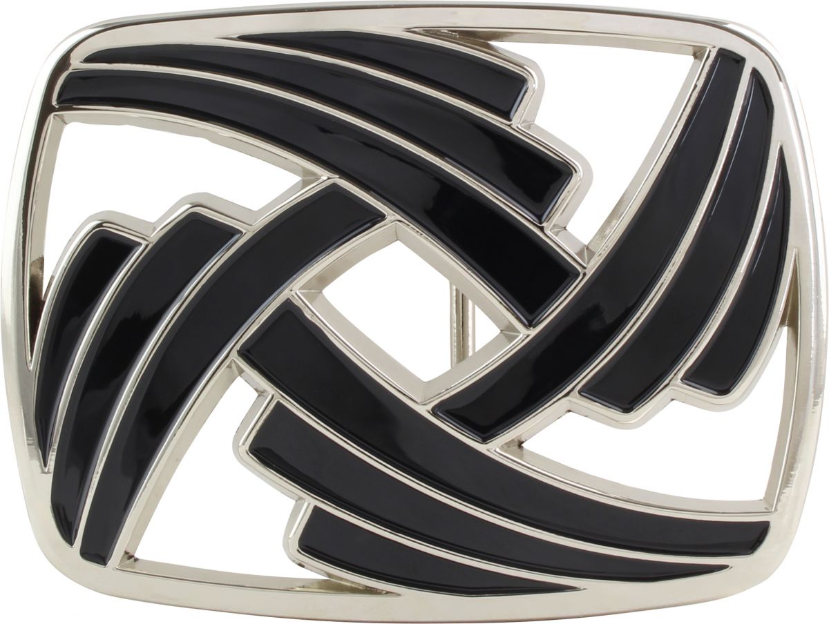 G�rtelschnalle Black Lines 4,0 cm