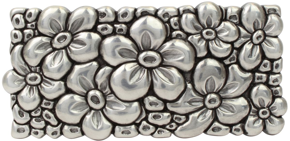 G�rtelschnalle Blumen 4,0 cm