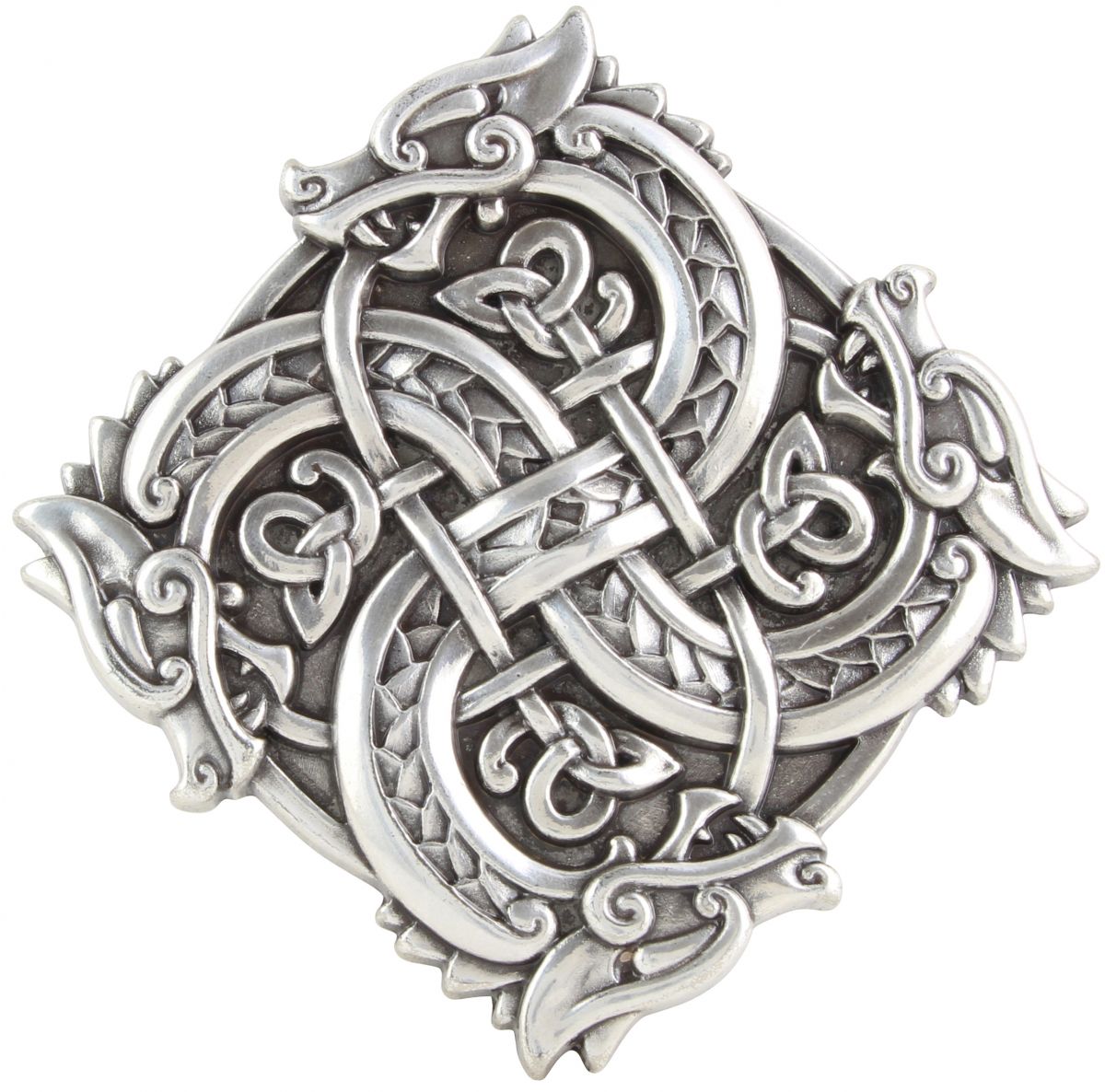 G�rtelschnalle Celtic Dragons 4,0 cm