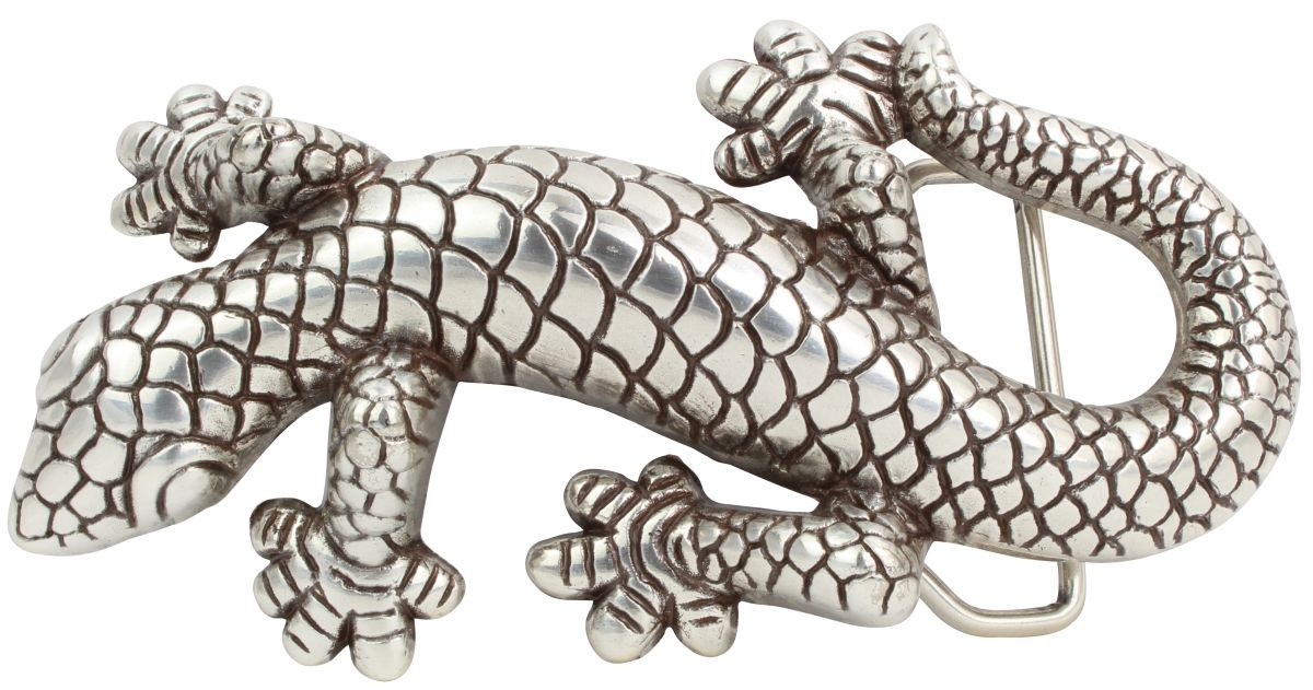 G�rtelschnalle Delux Gecko 4,0 cm