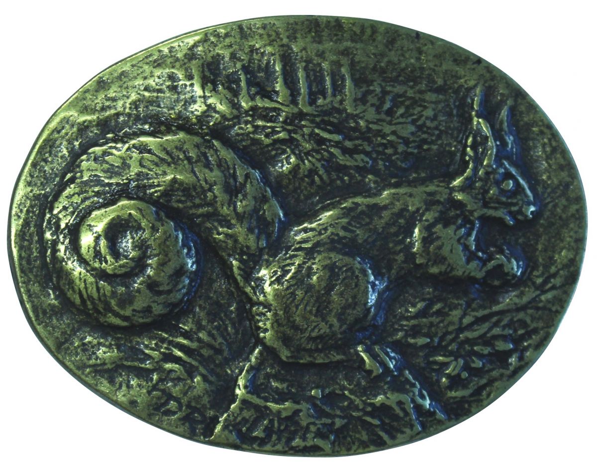 G�rtelschnalle Eichh�rnchen 4,0 cm