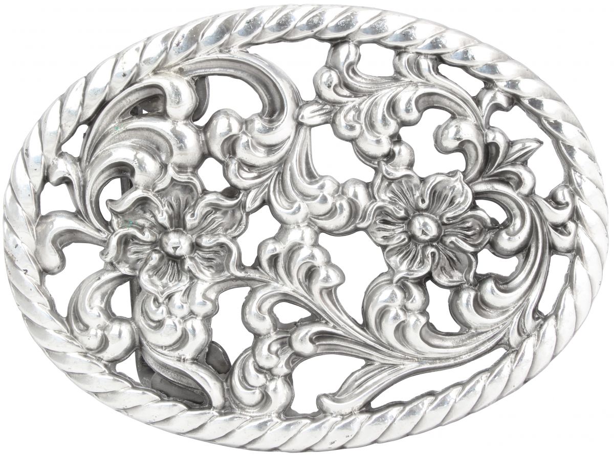 G�rtelschnalle Flower 4,0 cm