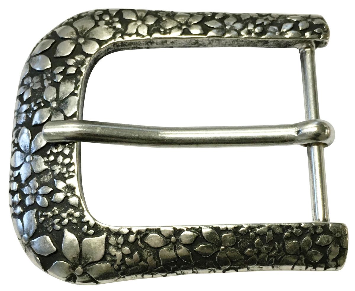 Gürtelschnalle "Bus" 4 Cm - Wechselschließe In Silber, 8x5 Cm, Für Gürtel Bis 4 Cm Breite