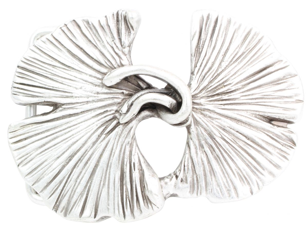 G�rtelschnalle Ginkgobl�tter 4,0 cm
