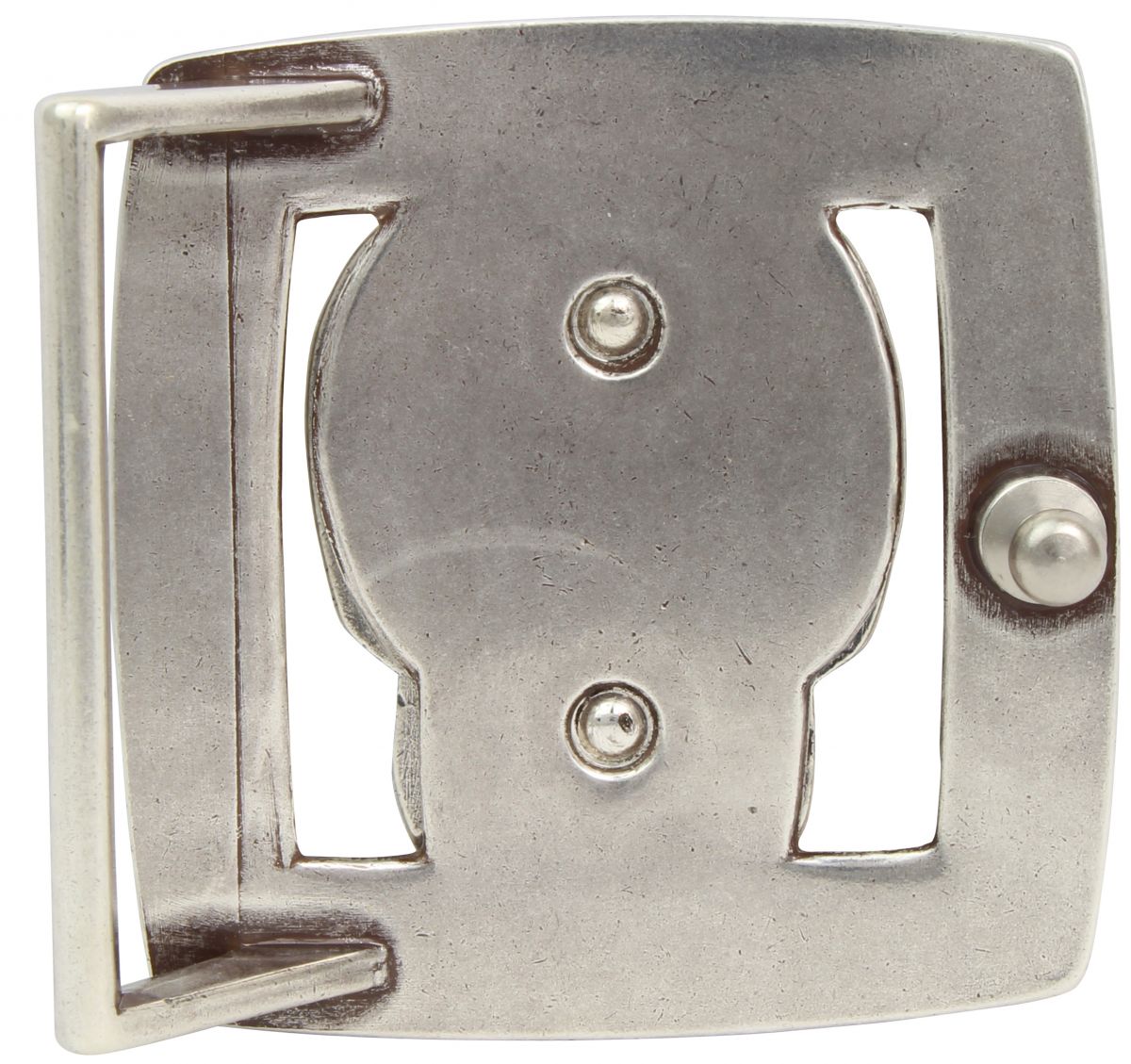 VaModa Dornschließe Judy 4,0cm - Gürtelschnalle Aus Italien In Silber