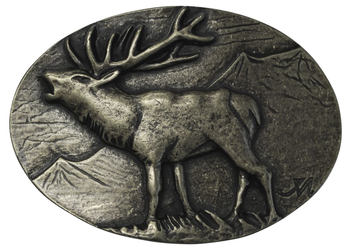 G�rtelschnalle Hirsch 4,0 cm