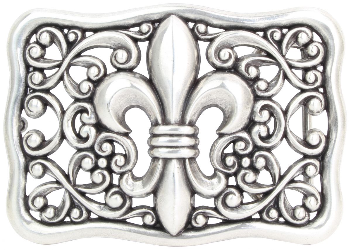 G�rtelschnalle Lilie 4,0 cm