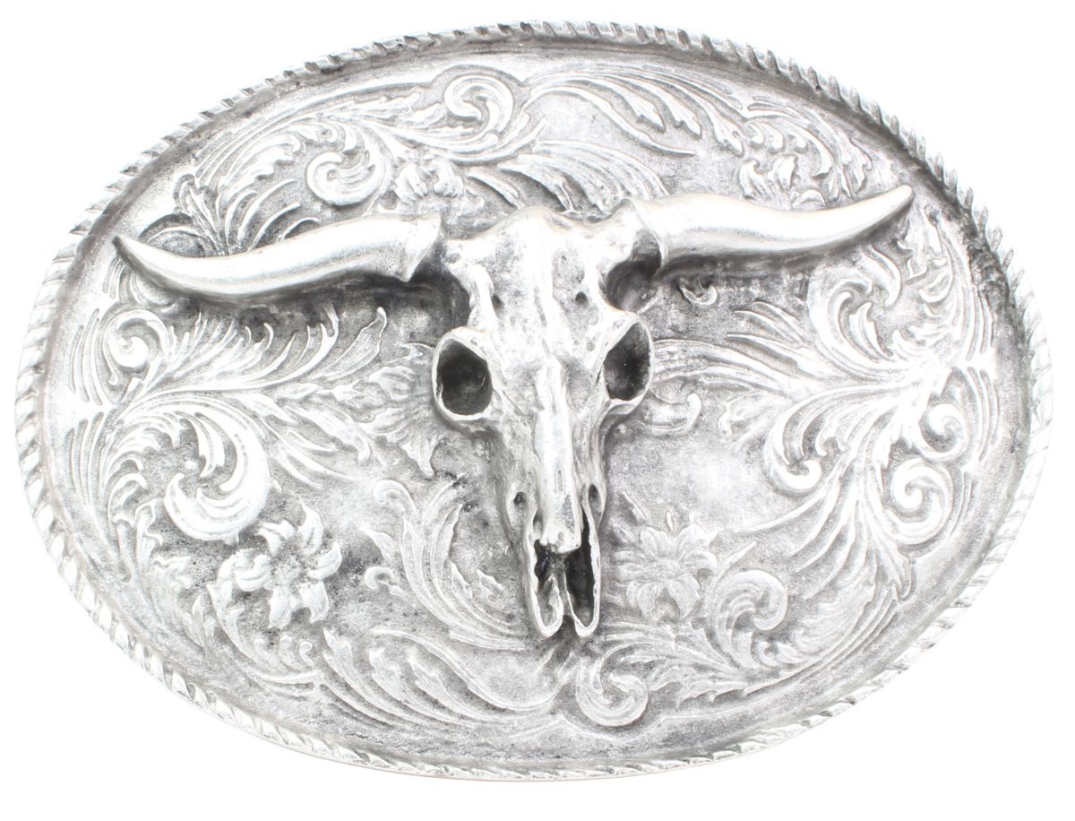 G�rtelschnalle Longhorn 4,0 cm