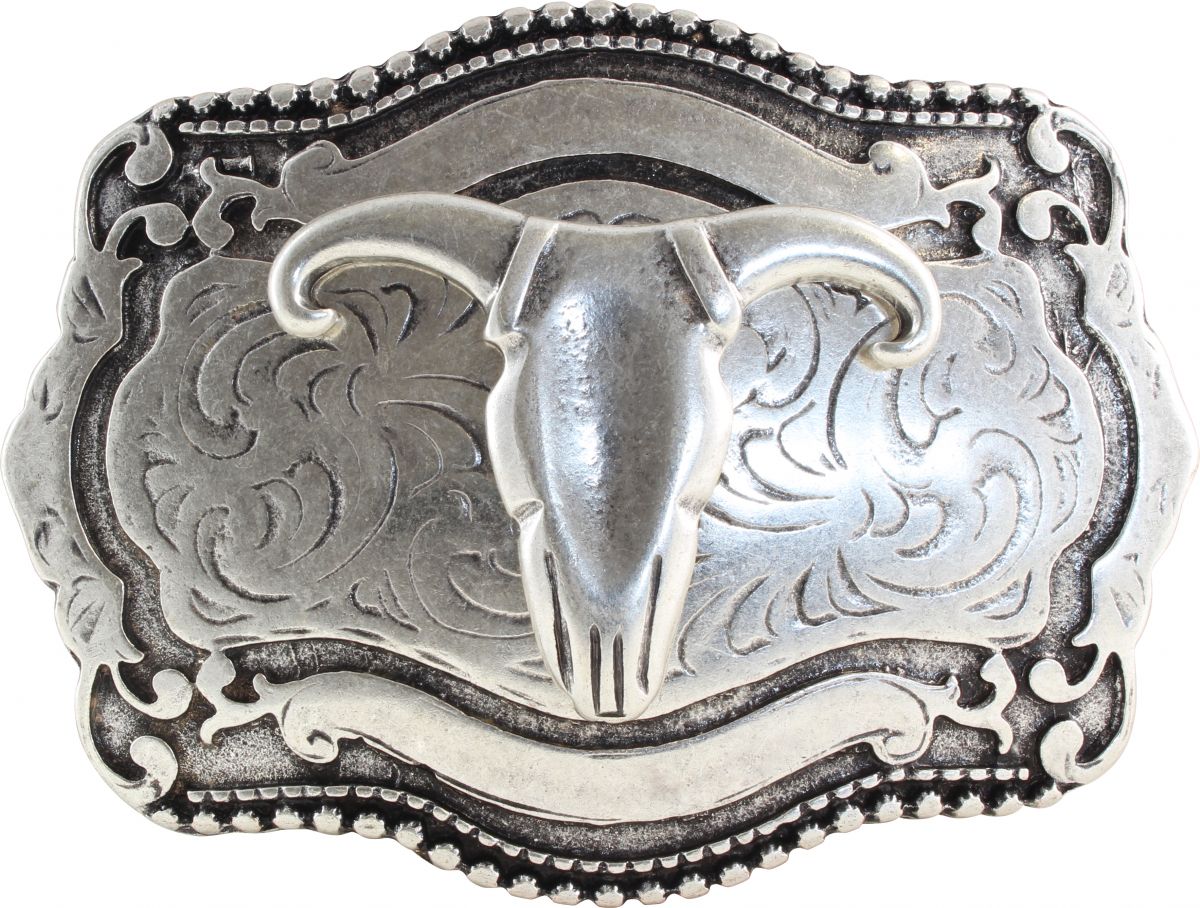 G�rtelschnalle Longhorn 4,0 cm