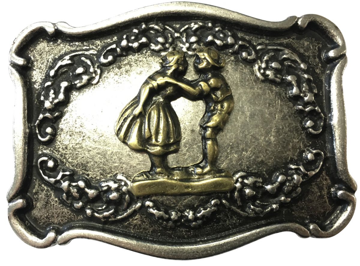 G�rtelschnalle Madl und Bua 4,0 cm