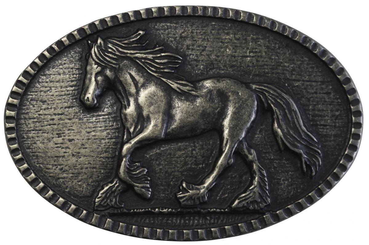 G�rtelschnalle Pferd 4,0 cm