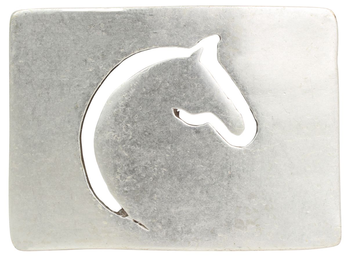 G�rtelschnalle Pferdekopf 4,0 cm