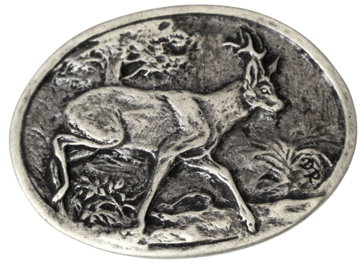G�rtelschnalle Reh 4,0 cm