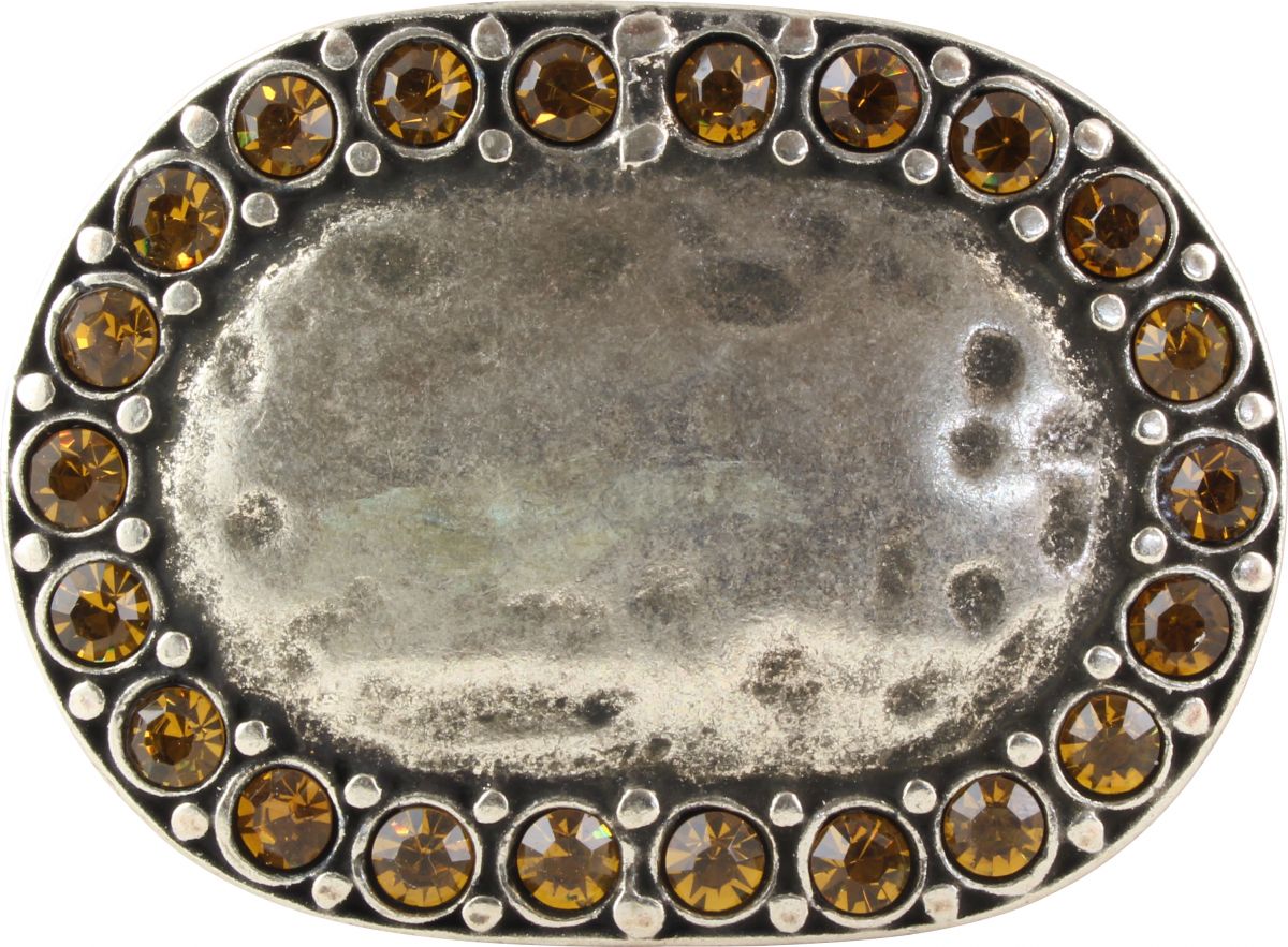 G�rtelschnalle Rounded Bling 4,0 cm