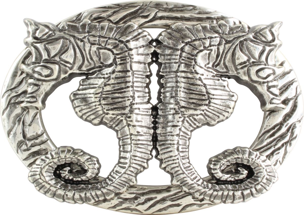 G�rtelschnalle Seepferdchen 4,0 cm